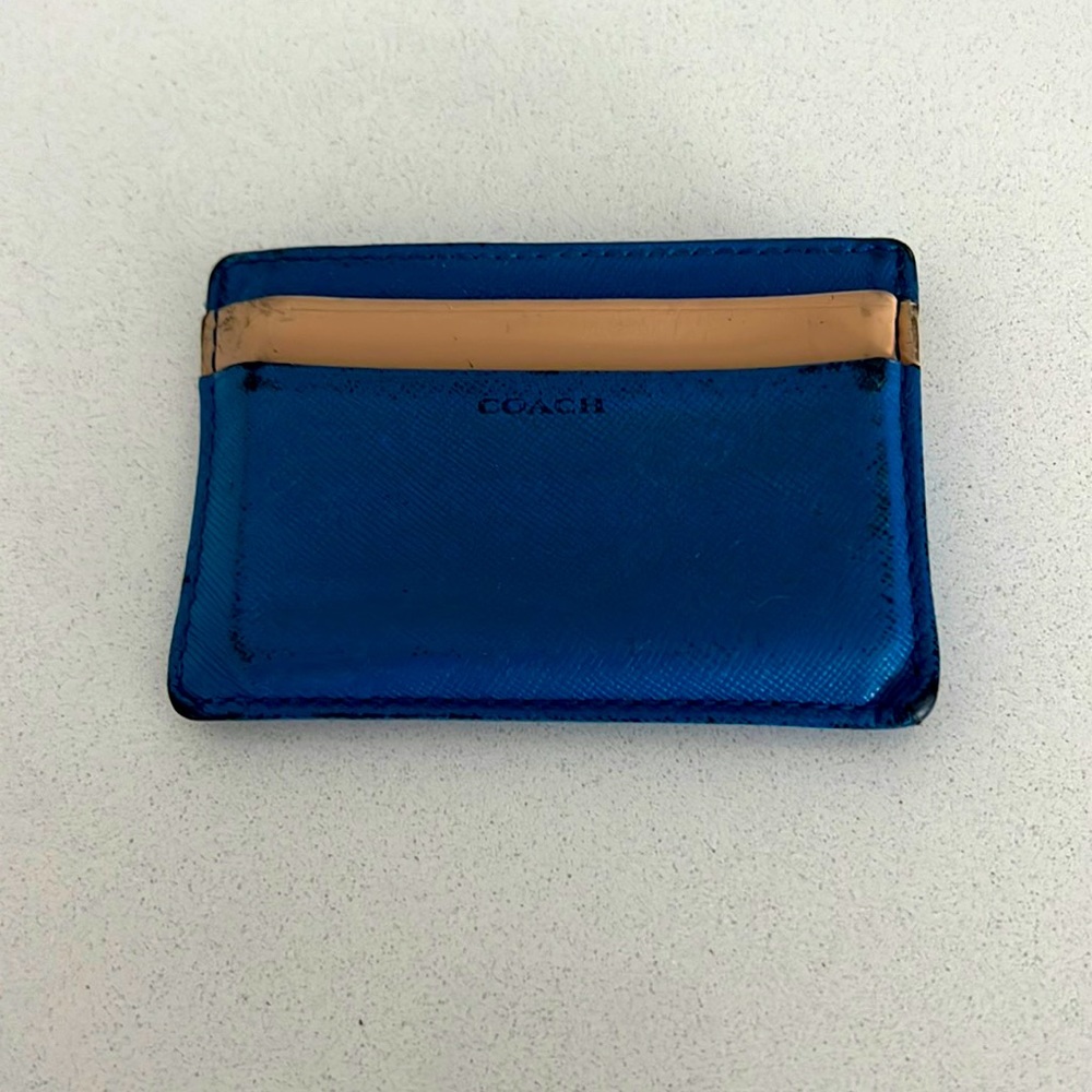Coach Card Case, fair condition